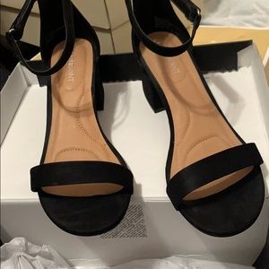 LANE BRYANT black blocks  heals wear once